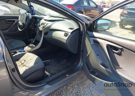 2013 Hyundai Elantra Gls from USA, damaged, VIN 5NPDH4AEXDH373468